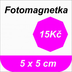 Fotomagnetka 5x5 cm
